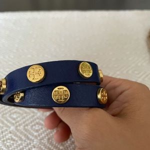 Tory Burch leather wrap bracelet